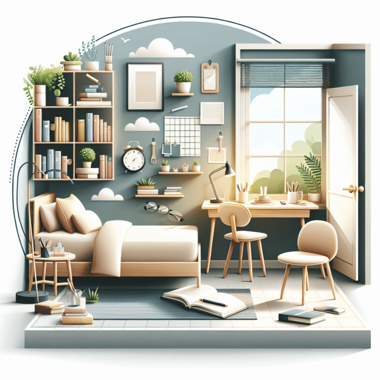 decorações de quarto que melhoram a concentração