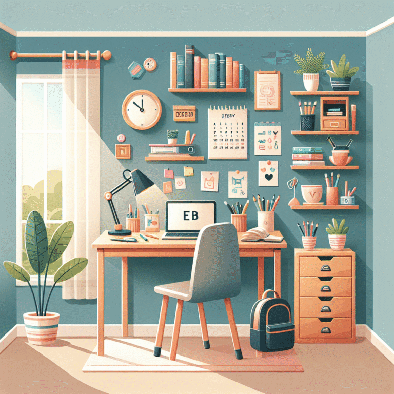 decoração de quarto para estudar melhor