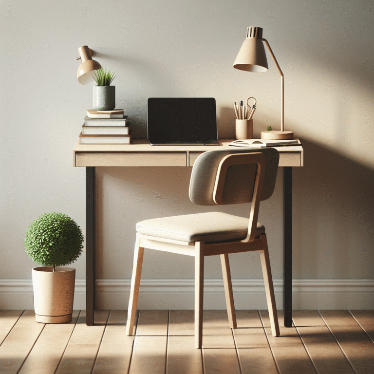 dicas para mesa de estudo pequena