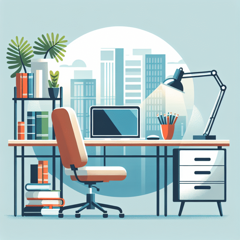 organização de mesa para quem estuda em apartamento