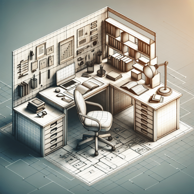 ideias de mesa de estudo funcional