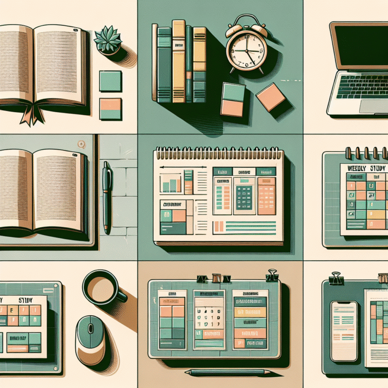 planejamento semanal de estudos: um guia para iniciantes