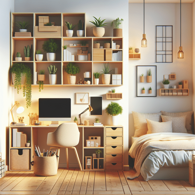 como otimizar espaço com decoração funcional