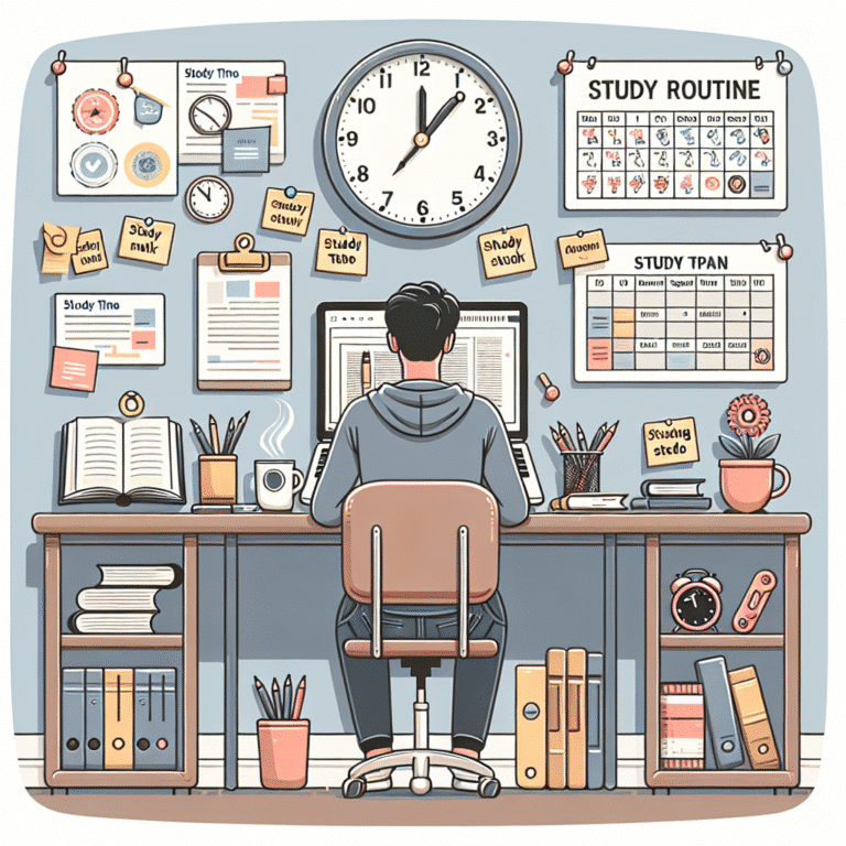 como criar uma rotina de estudo eficiente com dicas práticas