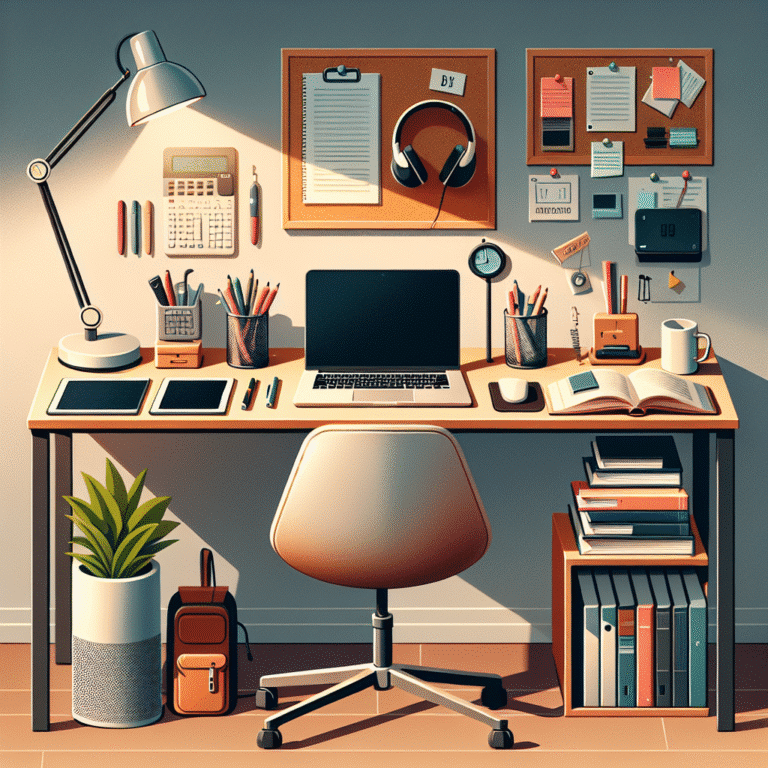 ideias funcionais para mesas de estudo