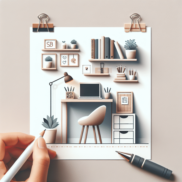 como decorar espaço de estudo pequeno