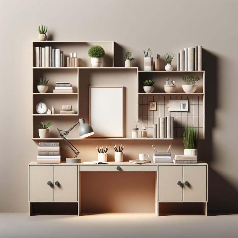 decoração de parede para espaço de estudo