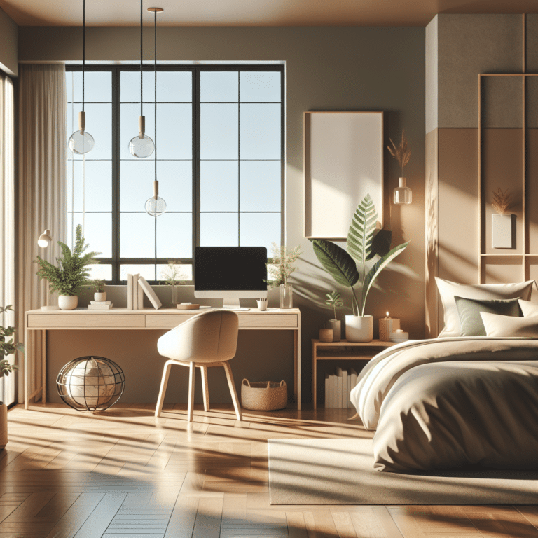 decoração de quarto que potencializa a concentração